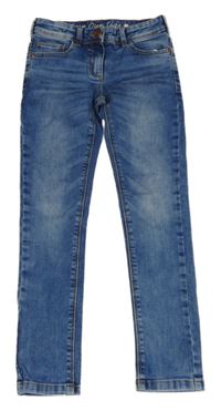 Modré melírované skinny rifle C&A