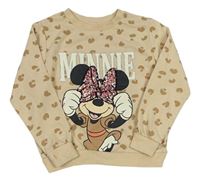 Béžová vzorovaná mikina s Minnie H&M