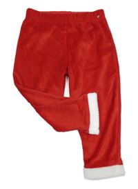 Červené sametové kalhoty - Santa