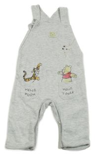 Světlešedé melírované laclové tepláky s Púem Disney