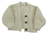 Smotanový prepínaci žinylkový sveter M&S