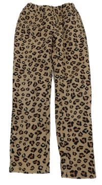 Béžové vzorované zateplené tregíny Y.F.K.