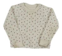 Smotanová kvetovaná mikina Primark