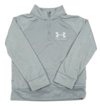 Sivo-melírovaná športová funkčná mikina Under Armour