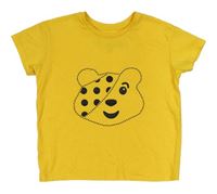 Žlté crop tričko s Pudsey zn. George