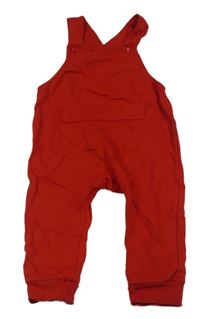 Červené laclové tepláky H&M