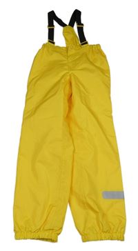 Žlté šušťákové podšité na traké nohavice Alive