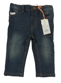 Nové - Tmavomodré teplákové rifle River Island 