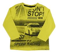 Žluté triko s autem Kiki&Koko