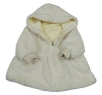 Smeatnová kožušinová podšitá parka s kapucňou Shein