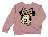 Světlerůžová mikina s Mickeym H&M