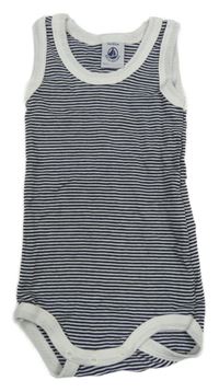 Čierno-biele pruhované body Petit Bateau