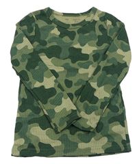 Army rebrované tričko F&F