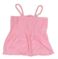 Ružový froté crop top zn. Matalan
