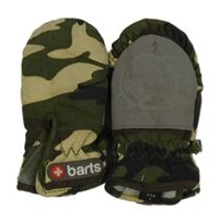 Army šusťákové zimní rukavice s logem barts