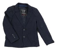 Tmavomodré pruhované sako C&A