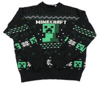 Černý svetr s Minecraft C&A