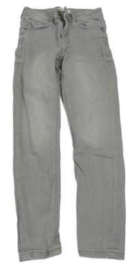 Světlešedé skinny rifle MANGO