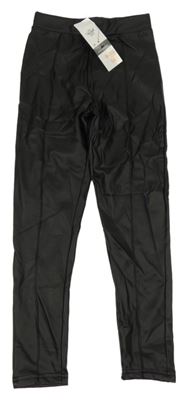 Nové - čierne koženkové legíny PRIMARK