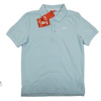Nové - svetlomodré polo tričko s logom Slazenger