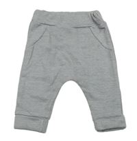 Sivé vzorované tepláky