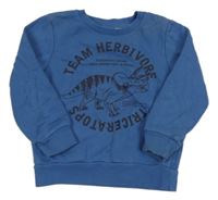 Modrá mikina s dinosaurem C&A