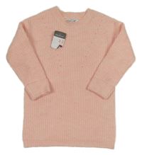 Nové - Růžové svetrové šaty Primark