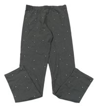 Tmavošedé puntíkaté legíny H&M