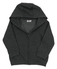 Antracitová melírovaná prepínaci mikina s kapucňou Infinity Kids