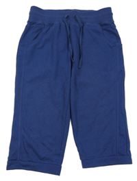 Tmavomodré capri tepláky