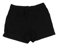 Čierne teplákové chino kraťasy Kids Only