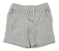 Sivé melírované kraťasy H&M