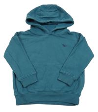 Petrolejová mikina s kapucňou Next