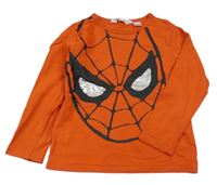 Červené triko se Spidermanem H&M
