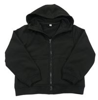 Černá softshellová bundomikina s kapucí 