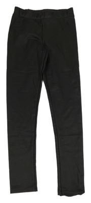 Čierne potiahnuté é legíny H&M