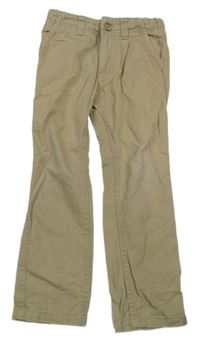Béžové plátenné chino nohavice urban