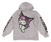 Lila mikina s Kuromi a kapucňou C&A