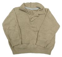 Béžový ľahký sveter s golierikom Mothercare