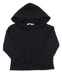 Čierna prepínaci mikina s kapucňou H&M