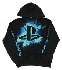 Černá mikina s Playstation a kapucí H&M