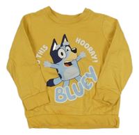 Horčicová mikina s Bluey George