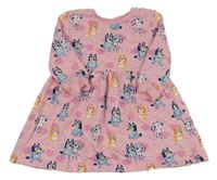 Ružové teplákové šaty s Bluey zn. Nutmeg
