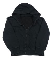 Čierna prepínaci mikina s kapucí zn.George