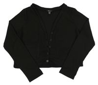 Čierny prepínaci crop sveter New Look