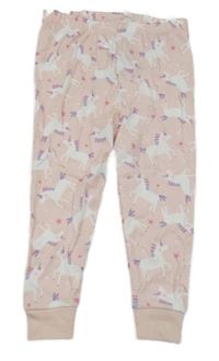 Světlerůžové pyžamové kalhoty s jednorožci Primark