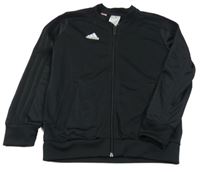 Čierna prepínaci športová mikina s logom Adidas