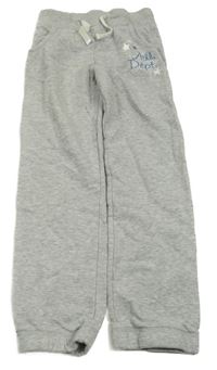 Svetlosivé tepláky s nápisom a hviezdami Alive