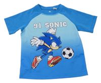Modré športové tričko so Sonicem H&M