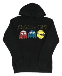 Černá mikina s kapucí - Pac-Man H&M